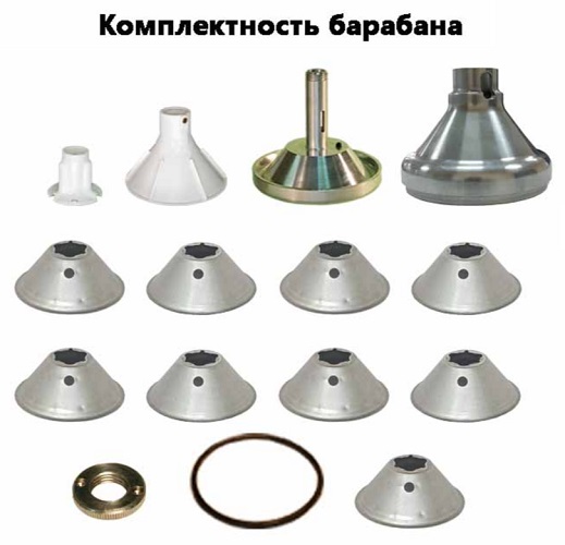 Сепаратор для молока Омь 3м с регулятором (9 тарелок)