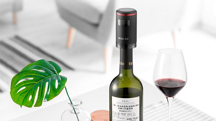 Электрическая вакуумная пробка с системой сохранения давления Xiaomi Circle Joy Electric wine vacuum sealer CJ-JS03