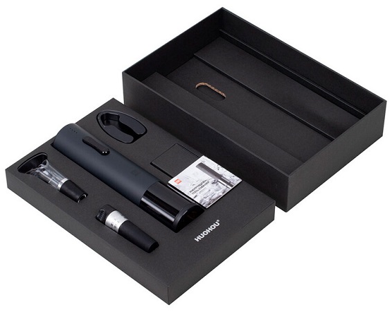 Набор для вина 4 в 1 Xiaomi HuoHou Electric Wine Bottle Opener BASIC